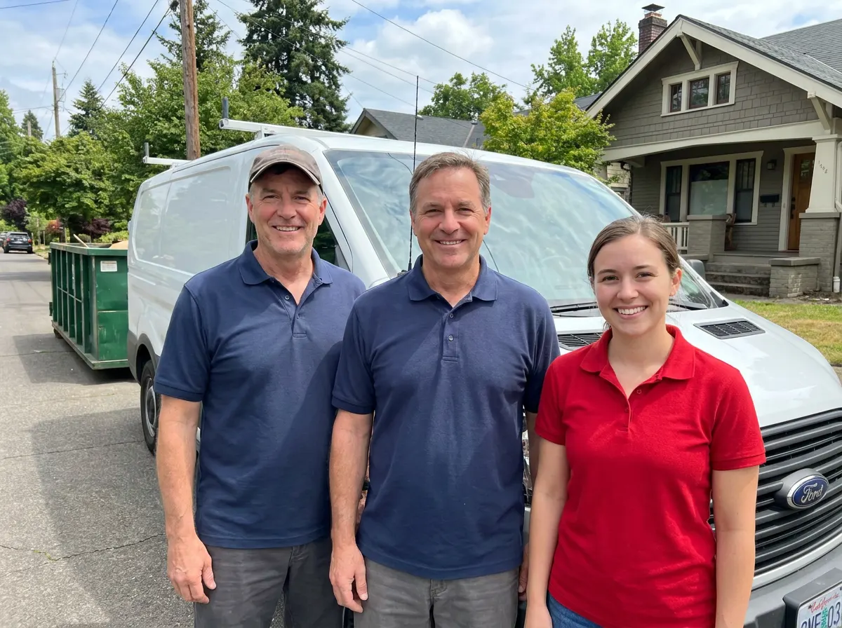 Top Shelf Dumpster Rental dumpster rental team in Portland, OR